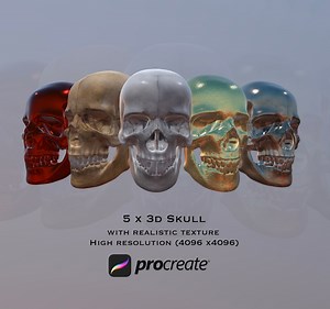 Application Crâne 3D pour procréer - Etsy France