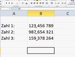 In Excel Leerzeichen einfügen