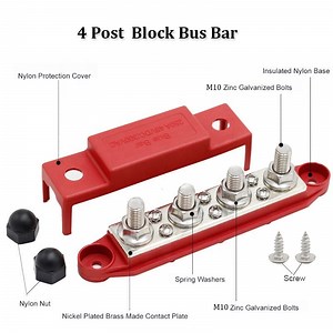 [Hot Item] Premium 12V 16-Way Bus Bar Terminal Block with M6 Studs