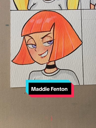 Maddie Fenton Fanart Drawing of Danny Phantom