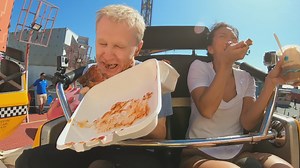 Squire and Sophie at the PNE: A messy ride