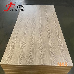 [Hot Item] Jo-N43 furniture Materials Cabinet Use Plywood Blockboard Timber MDF HDF Particle Board Melamine MDF Board
