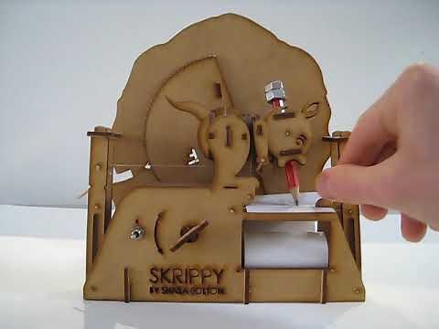 Mechanisms in a Writing Automaton