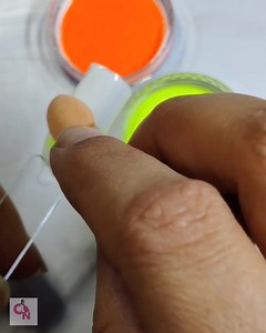 Easy summer nail art with neon pigments ❤️💅💅💅🌞 | Crazy Nailzz - The Nail Art Studio