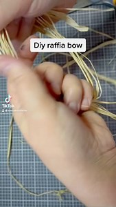 I dont know about you, but Raffia is a pain in my booty! I never know what to do with it or how to manage it...until now! I figured out how to make a bow with it! Thanks so much for following my page and getting the videos out there! (I do not own the rights to the music...if its been muted, go listen on my TikTok! Its a blast from the past that will have it in your brain for days!) | Blessings Craft Therapy | Facebook