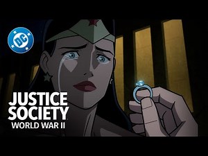 Justice Society: World War II - Steve Proposes to Diana | Super Scenes | DC