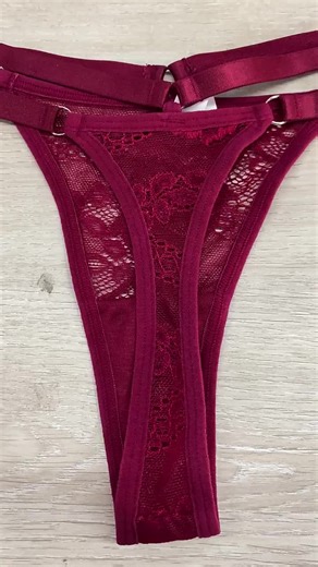 Womens Thongs Mature Hollow Out T-back Temptation Bow Lace G-string Nylon Satin Breathable Cotton Ladies Thongs