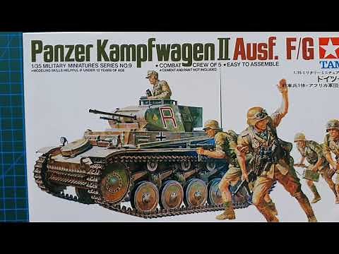 Tamiya 1/35 Panzer Kampfwagen II Ausf. F/G - Kit Review