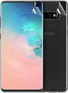 Olixar Front and Back Screen Protectors for Samsung Galaxy S10 Plus, Film - Reliable Protection, Supports Device Features - Full Video Installation Guide - 2 Pack