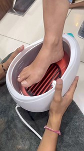 Paraffinwax Pedicure Treatment: The odourless wax derived from...