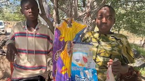 Future entrepreneurs… Moses Naitote and Ndumingusha Antoinias are thrilled to be selling snacks at the scenic Ruacana Waterfalls, earning extra income while doing what they enjoy. They shared that business is going well, as many parents happily buy treats for their children. Video: Festus Hamalwa | New Era Newspaper