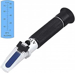 AUTOUTLET 0-28% Salinity Tester ATC Salinity Refractometer for Food Industry, Pickle, Soy Sauce, Brine & More
