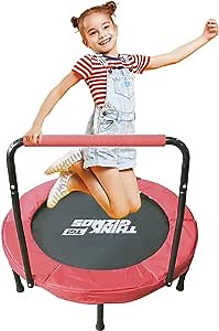 Amazon.com : Think Gizmos Springless Trampoline with Safety Bar, Safe Indoor or Outdoor Trampoline : Sports & Outdoors