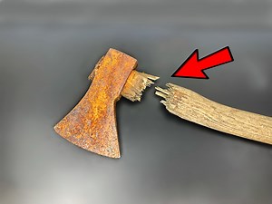10K views · 1K reactions | in this video i show you how to restore a rusty axe | Tysy TUBE | Facebook