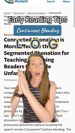 3.2K views · 74 reactions |  Stop segmenting before blending! Early readers need to learn continuous blending to support decoding. Of course segmenting is another skill we need to teach! Work on segmentation during encoding practice. Share if you found this helpful! ✨ | Farmer Loves Phonics | Facebook