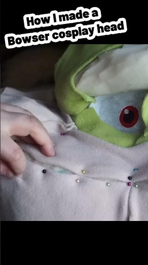 How I made a Bowser head #costume #cosplay #howto #tutorial #fursuitmaker