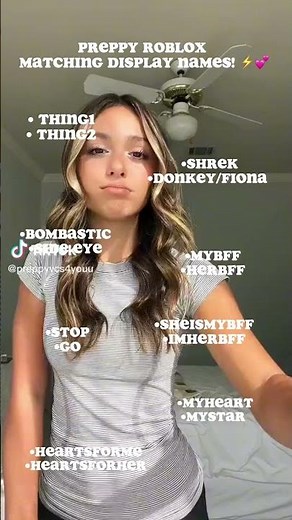 Matching Roblox display names! 💕 #roblox #displayname *for girls*