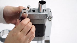 Double Hole Drill Press Stand for Hand Drill,Adjustable Universal Bench Clamp Drill Holder,Universal Benchtop Portable Holder with Adjustable Chuck & Aluminum Base