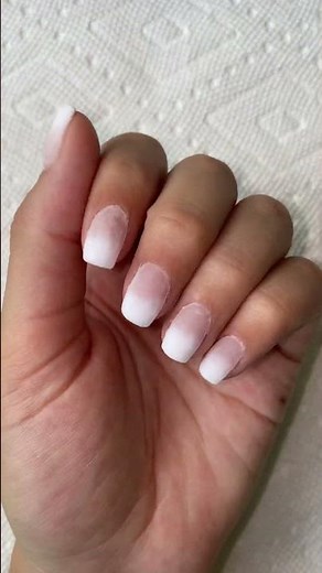 How to do a French Ombre with Revel Nail Dip Powder by @arianaroselli