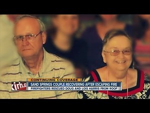 Sand Springs couple recovering after being saved from fire, flames destroyed their home and business