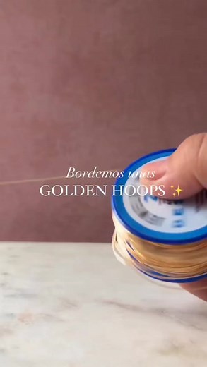 Golden hoops #earrings #earringshop #earringsoftheday #earringslover #aretesdemoda #aretesaesthetic | Pamelatutoriales
