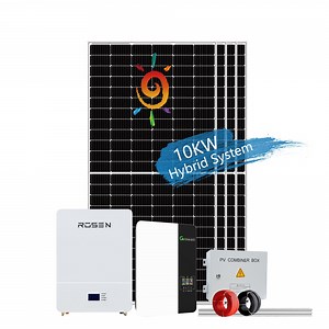 [Hot Item] Complete Solar Power Hybrid Solar 10kw System Single Phase