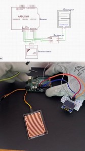 Raindrops detector CIRCUIT with Arduino #arduino #engineering #electronics #arduinoproject #electricalengineer #arduinobeginner #programming #electrical #uploadideaswithitamar | Upload Ideas with Itamar