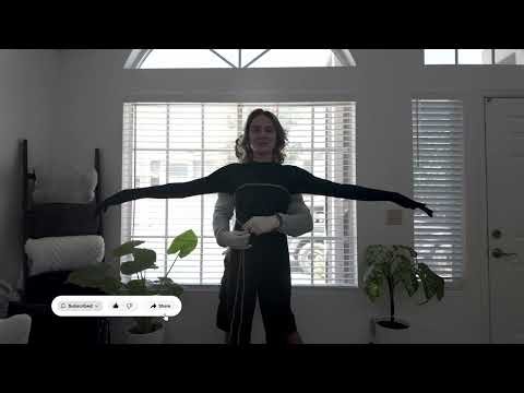 Silent Shibari Tie - Elegant Rope Art with Upbeat Music
