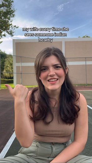 Colleen Sanclemente on Instagram: "@hanumangowdaa does the same thing to me every time he hears someone speaking spanish  #interracialcouple #interracialmarriage #multiracialcouple #interculturalcouple #indianhusband #colombianwife"