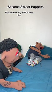 GDs in the early 2000s #tagafriend #sesameskreetpuppets #newreels2024 #early2000s #atlanta #chicago #relatable #funnyreels #puppet #airmax97 | Sesame Skreet Puppets