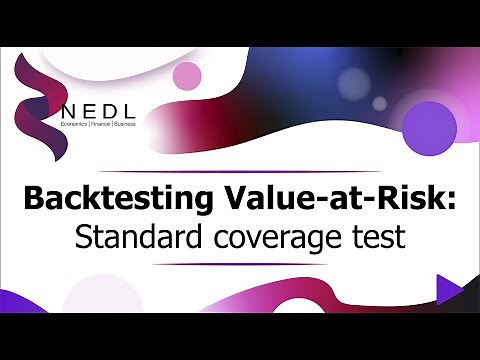 Backtesting Value-at-Risk: Standard coverage test (Excel)