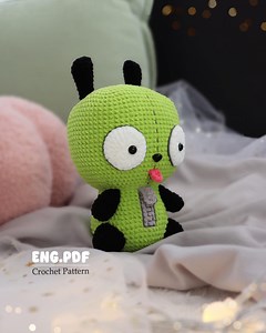 Gir-invader Zim- Amigurumi/ Crochet Pattern-english -PDF - Etsy