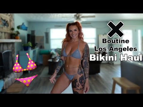 BOUTINE LA Bikini Try On Haul 👙