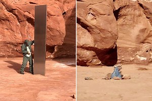 'Alien' monolith which sparked mystery after appearing in desert VANISHES