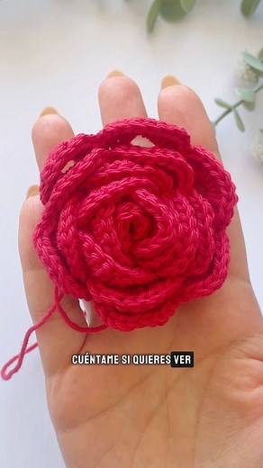 82K views · 936 reactions | Mini Tutorial de Rosas a #crochet | Hebras Crochet | Facebook