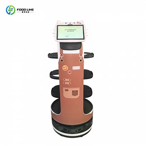 [Hot Item] Smart Food Delivery Navigation Restaurants Hotels Coffee Shops Server Robot Waiter Robot