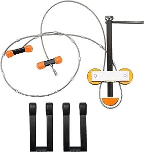 Hand Held Compound Bow Press with 2 Quad Limb L Brackets Bow String Replacement Tool for Compound Bow Archery