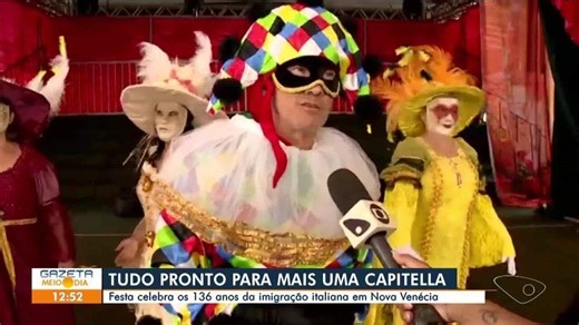136 de imigração italiana: Nova Venécia, no ES, realiza mais uma edição da Festa Capitella