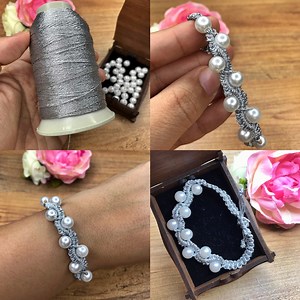 2.9K views · 31 reactions | EASY MACRAME FRIENDSHIP BRACELET 殺 #bestfriendbracelet #macrametutorial | Knitting Fashion | Facebook