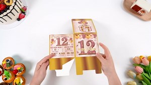 12th Birthday Decorations Pull-Out Money Gift Box for Girls - Pink Rose Gold Happy Twelve 12th Birthday Party Cash Gift Box with Pull-Out Card - A Fun and Loving Way to Offer Cash Present