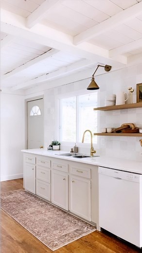 Elevate your kitchen cabinets with these DIY shaker doors, by @makeitlikemegs. #hunker #diy #diys #diyinterior #diyhomedecor #diydecor #diyer #diyidea #diyideas #diyproject #diylife #diyprojects #diyshakerdoors | Hunker