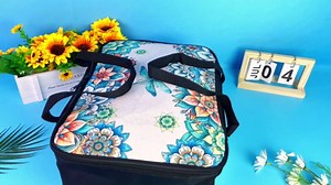 Horse Sunflower Insulated Casserole Carrier 9X13 11x15 Lasagna Baking Dish with Lid and Carrier Portable Thermal Food Hot or Cold Transport Containers Bag