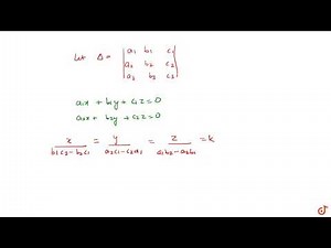 System of Homogeneous linear equations