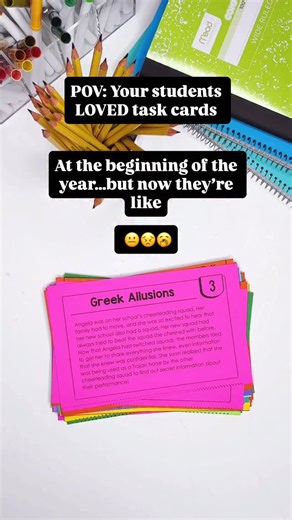4 comments | They used to love task cards… Until they didn’t. It’s not that they stopped working. It’s that we ran out of ways to use them. This Playbook fixes that: ✔️ Fresh routines ✔️ Partner + group structures ✔️ Movement + game-based ideas ✔️ All low-prep and high-impact  Drop PLAYBOOK in the comments and I’ll DM it to you. | Teaching with Jennifer Findley | Facebook