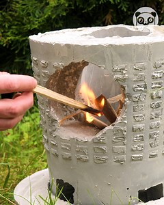 5.9K views · 18 reactions | DIY Stove Using Trash Can! | Ideas Panda | Facebook