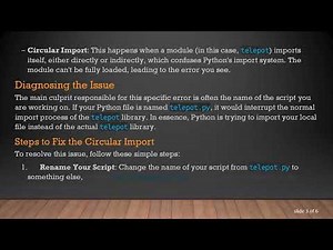 Troubleshooting telepot Errors in Python: A Guide to Circular Imports