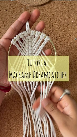 3K reactions · 14 comments | Macrame mini dreamcatcher tutorial  . . #macramé #tutorial #macrametutorial #macrameart #macrameartist #taiwan #hsinchu #taiwanartist #macramedreamcatcher #dreamcatchertutorial | Crafty_bodhi | Facebook