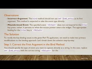 Solving Perl Tk Key Binding Issues: How to Properly Bind the Enter Key