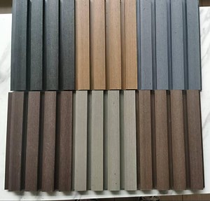 [Hot Item] Co-Extruded Fence Panels WPC Co-Extruded Slatted Garden Capped Fence Board Wall Cladding