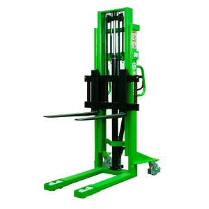 [Hot Item] 1000kg Capacity Hydraulic Hand Lift Manual Forklift Pallet Stacker